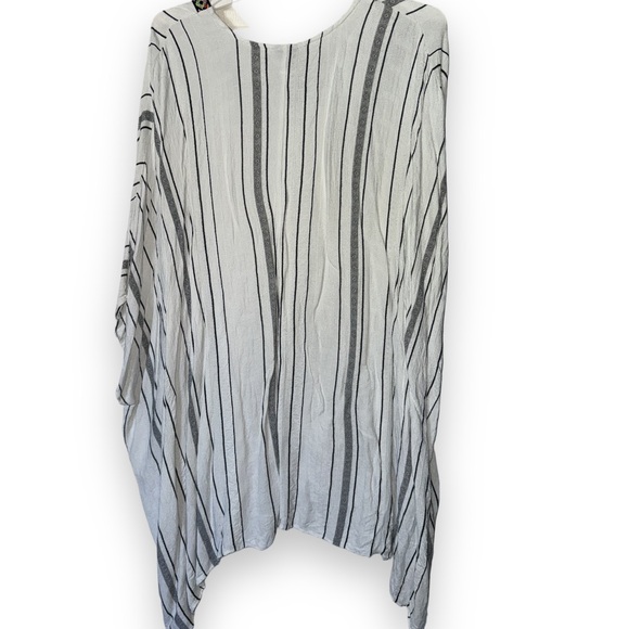 Striped Boutique Poncho Dress - Picture 3 of 4